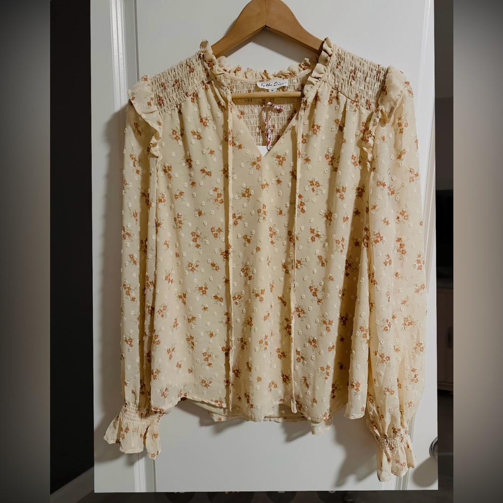 Floral Cream Blouse